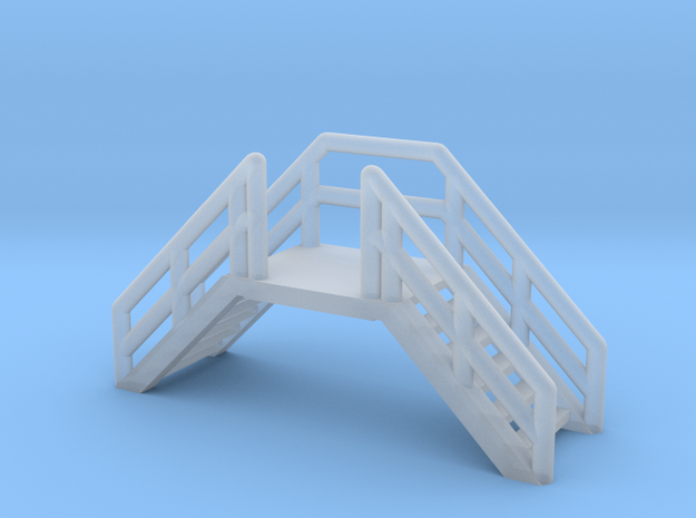 Z Scale Emergency Exit Stairs in Tan Fine Detail Plastic