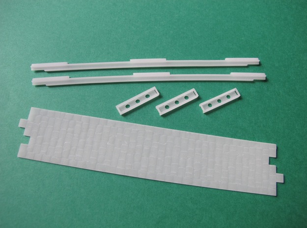 0537 Komplettset G2 Rillengleis in Tan Fine Detail Plastic
