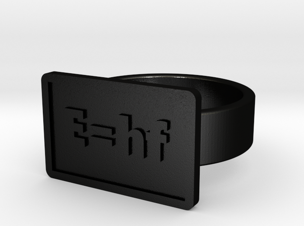 Energy of a Photon Ring in Matte Black Steel: 10 / 61.5