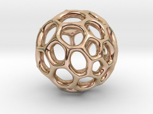 Gaia-40 (from $12) in 14k Rose Gold Plated Brass