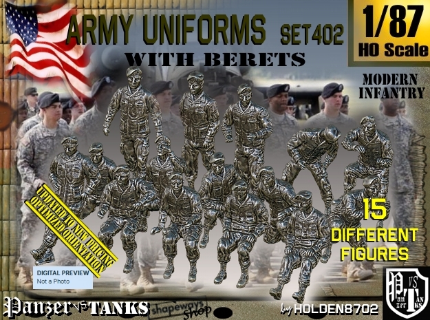 1/87 Modern Uniforms Berets Set402