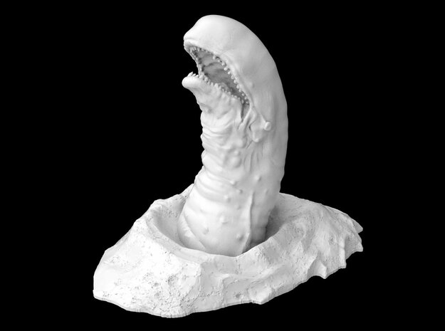 (Armada) Exogorth "Space Slug" in White Natural Versatile Plastic