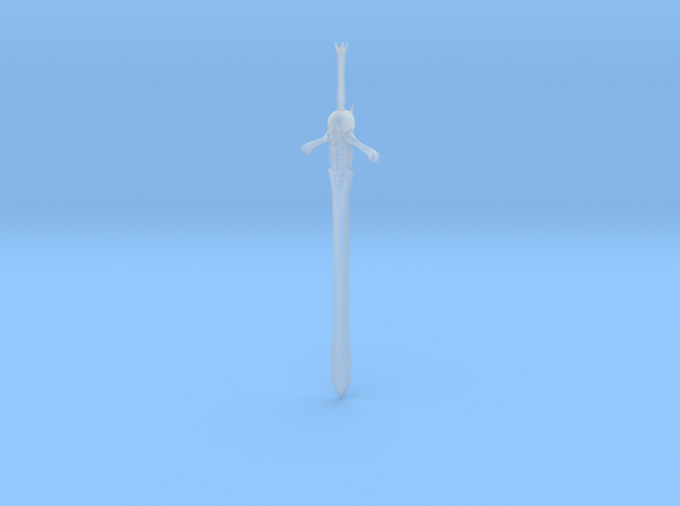Dante's Rebellion Sword (1:12 Scale) in Tan Fine Detail Plastic
