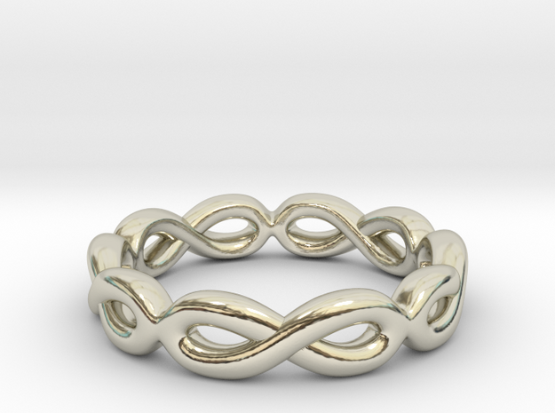 Infinity Ring: Eternal in 14k White Gold: 7 / 54
