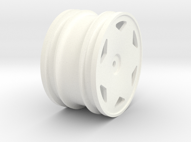Tamiya NeoFighter rear wheel in White Processed Versatile Plastic