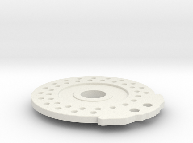Disc Brake for 56mm Wheel_Disc in White Natural Versatile Plastic