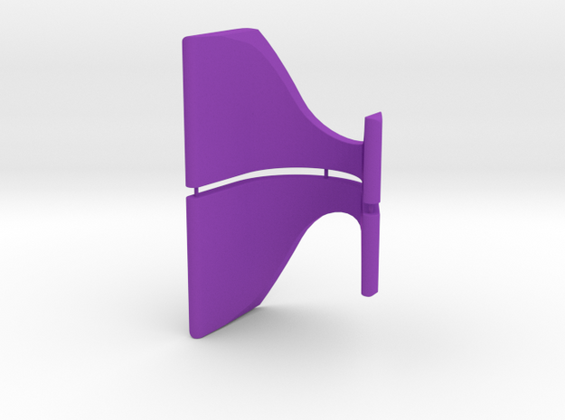 Display Stand - Racing Stick Pack v2 in Purple Processed Versatile Plastic