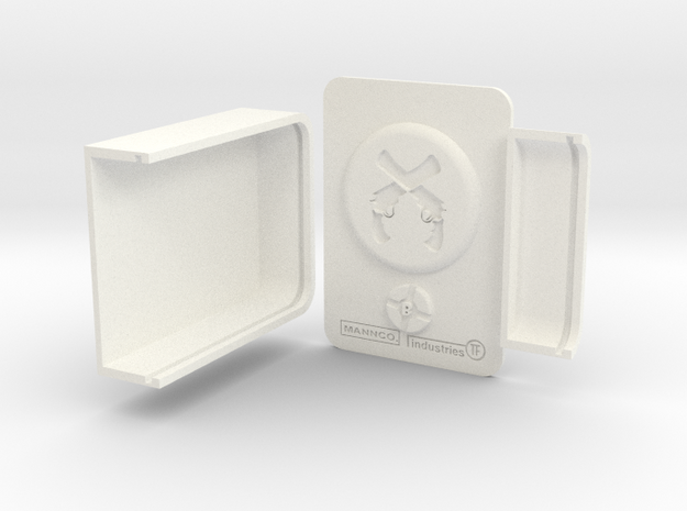 Teamfortress2 Dueling badge in White Processed Versatile Plastic