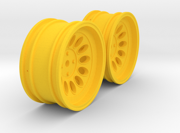 Wheels - 26mm Touring - Alfa 2000 GTAM +6mm Offset in Yellow Processed Versatile Plastic