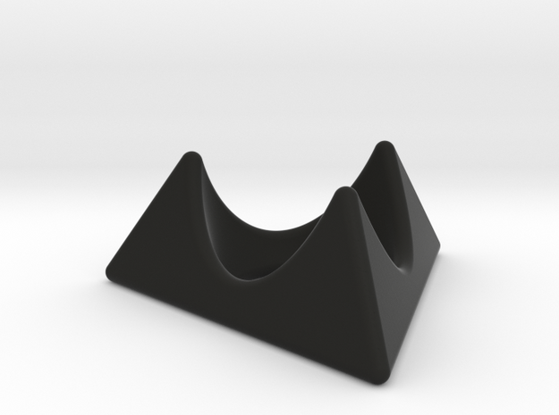 Klingon egg cup holder in Black Natural Versatile Plastic