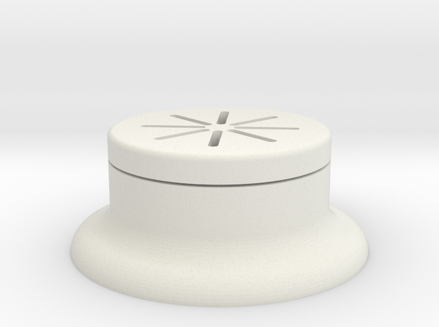 Push Button Guard in White Natural Versatile Plastic
