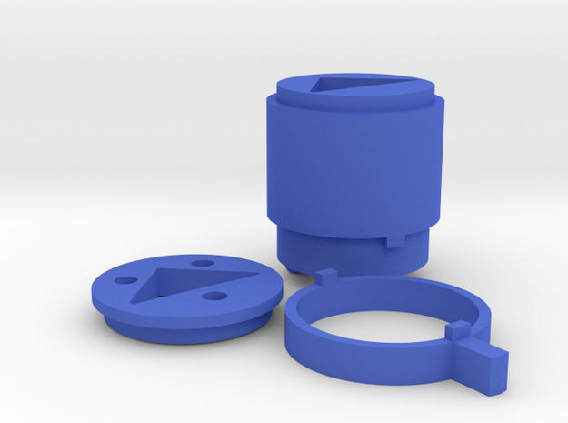 Mulholland Drive "Blue Box" - 4 of 4 - Lock Parts in Blue Processed Versatile Plastic
