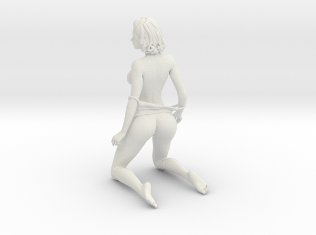 Seductive posture 003 in White Natural Versatile Plastic: 1:10