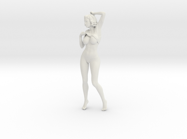Seductive posture 004 in White Natural Versatile Plastic: 1:10