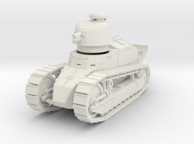 PV07D Renault FT Char Cannon (Girod turret)(1/43) in White Natural Versatile Plastic