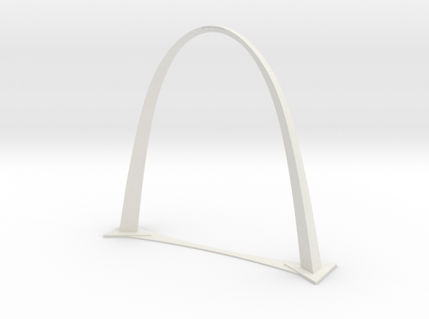 Arch Drawing 19.625 in White Natural Versatile Plastic