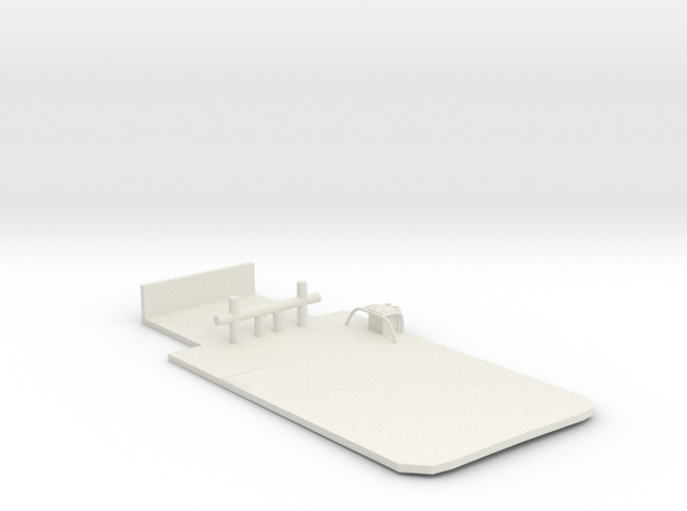Main Deck Inlay 1/50 V56 fits Harbor Tug in White Natural Versatile Plastic