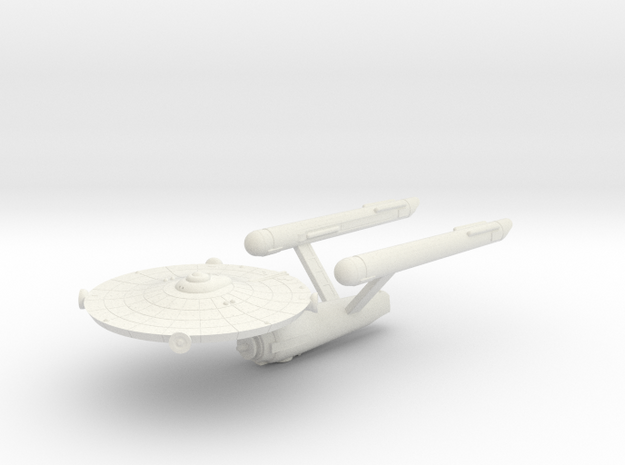 3788 Scale Federation Galactic Survey Cruiser WEM in White Natural Versatile Plastic