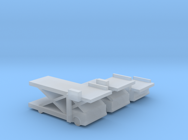 Airport Cargo Lifts in Tan Fine Detail Plastic