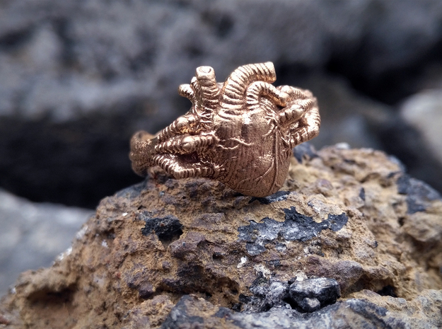 Dragon Power Ring in Natural Bronze: 10 / 61.5