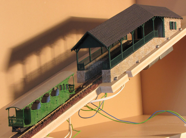 HOfunMD12 - Mont Dore funicular station in White Natural Versatile Plastic