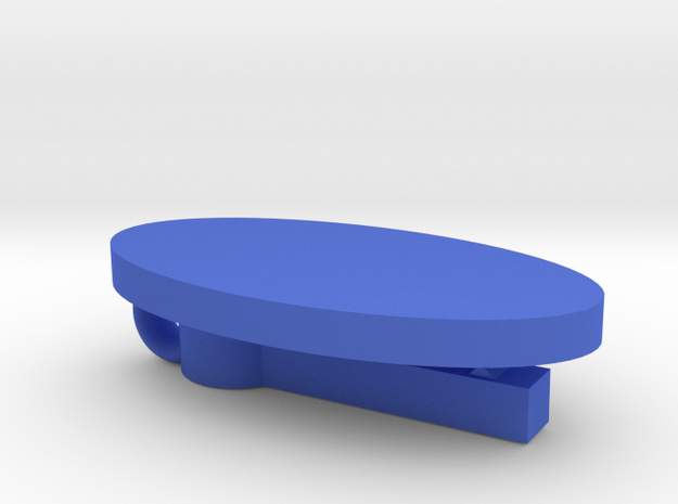 Pacifier / Dummy Clip in Blue Processed Versatile Plastic
