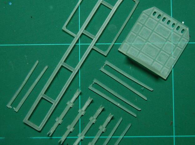 1/87 Ab/4RBs/lang in Clear Ultra Fine Detail Plastic