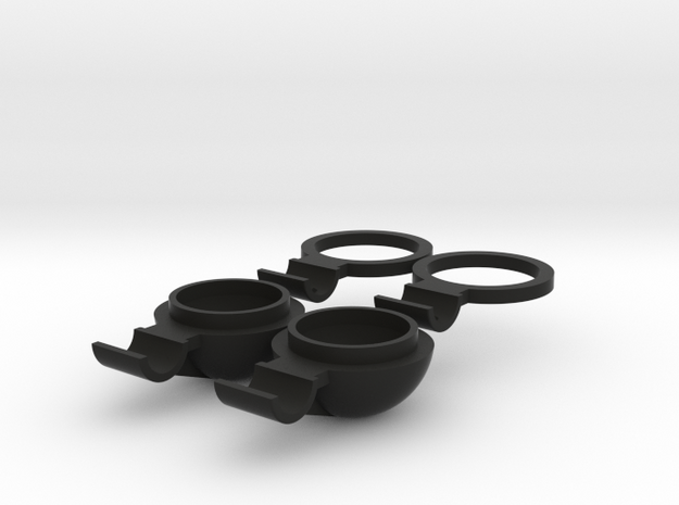 Marui Fog Lights ring and body in Black Natural Versatile Plastic