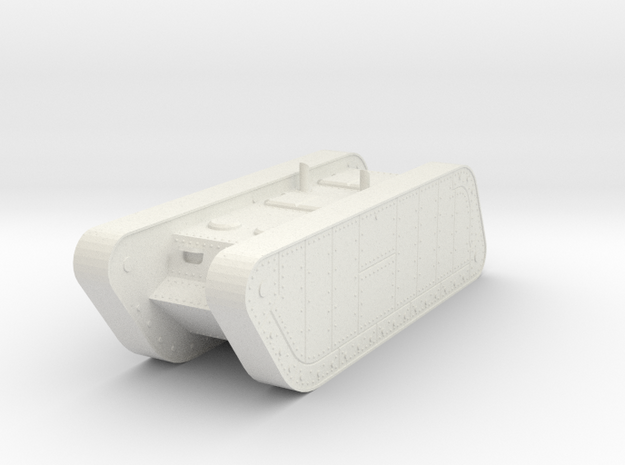 1/100 Trench Tank APC in White Natural Versatile Plastic