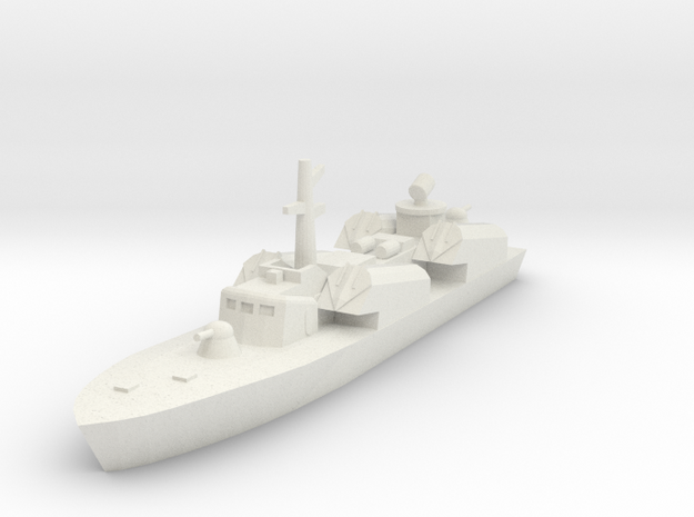 OSA-1 Missile Boat 1/350 single model in White Natural Versatile Plastic: 1:350