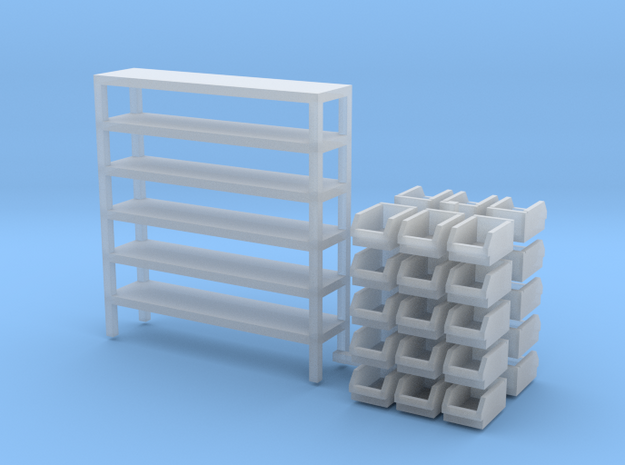 1/64 Rack Bin 2nd style in Smoothest Fine Detail Plastic