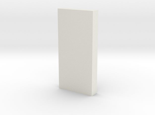 shkr052 - Teil 52 Stützmauerpfeiler 1-3 Höhe in White Natural Versatile Plastic