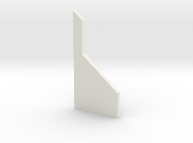 shkr056 - Teil 56 Stützmauerpfeiler breit voll Höh in White Natural Versatile Plastic