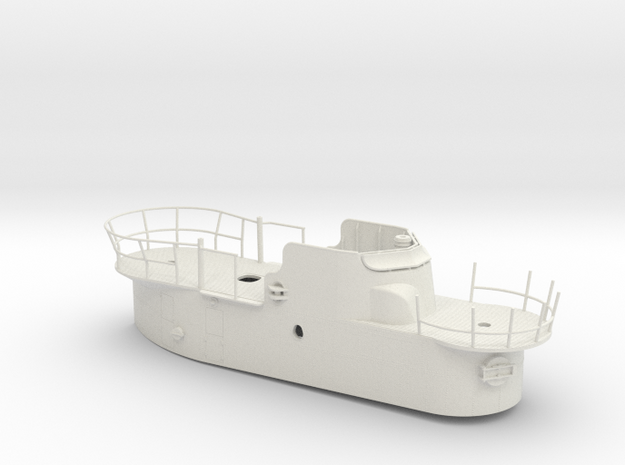 1/32 USS Balao SS-285 Fairwater in White Natural Versatile Plastic