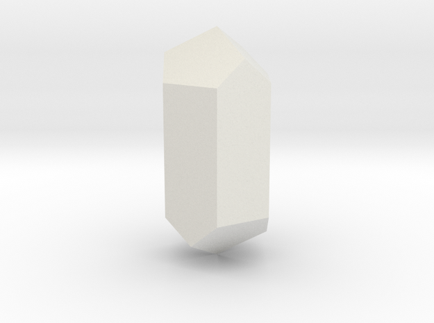 Calcite, 25 mm in White Natural Versatile Plastic