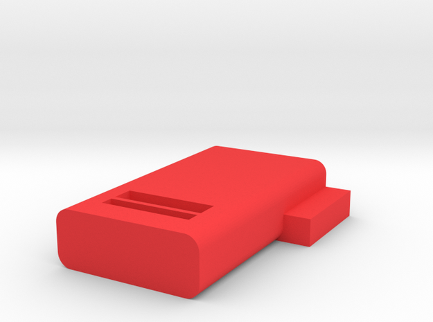 slide clip in Red Processed Versatile Plastic
