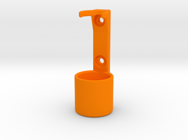 Torch holster for LED Lenser P6 or similar in Orange Processed Versatile Plastic