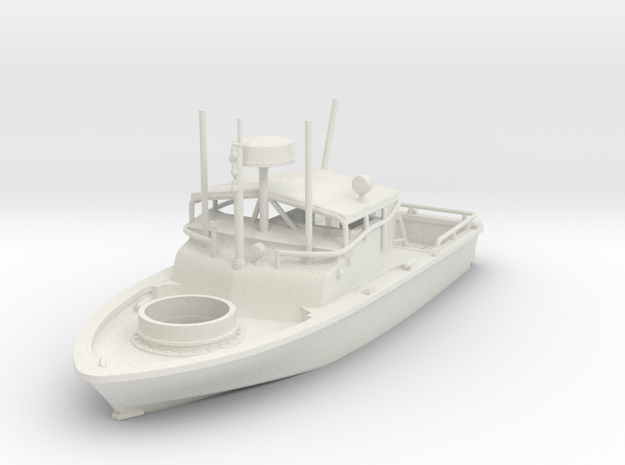 1/72 pbr patrol boat river WL in White Natural Versatile Plastic