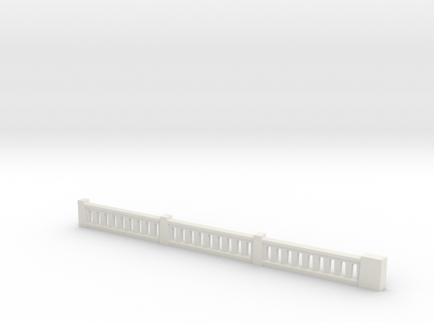 Top Corner Rail 1-64 in White Natural Versatile Plastic