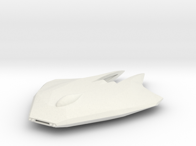 Katar-Class Fighter in White Natural Versatile Plastic