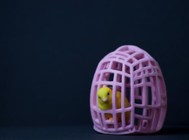 The Easter Chick - a - Dee (Light Pink) in Full Color Sandstone