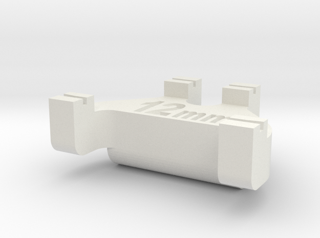 HOn3½ Track Gauge - Code 40 in White Natural Versatile Plastic