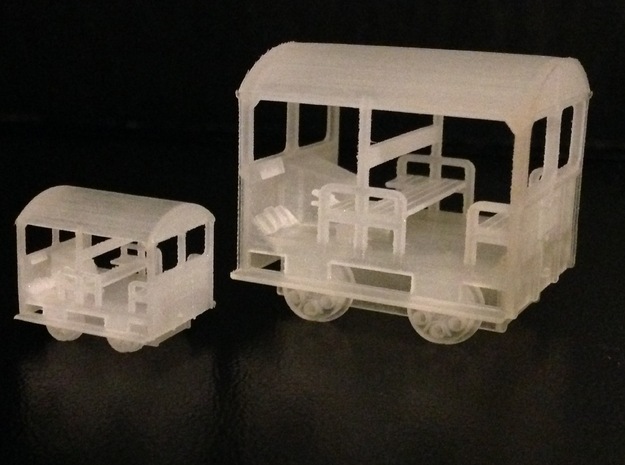 Wickham Trolley Car UPDATE OO in Smooth Fine Detail Plastic