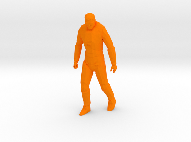 Gordon Freeman in Orange Processed Versatile Plastic