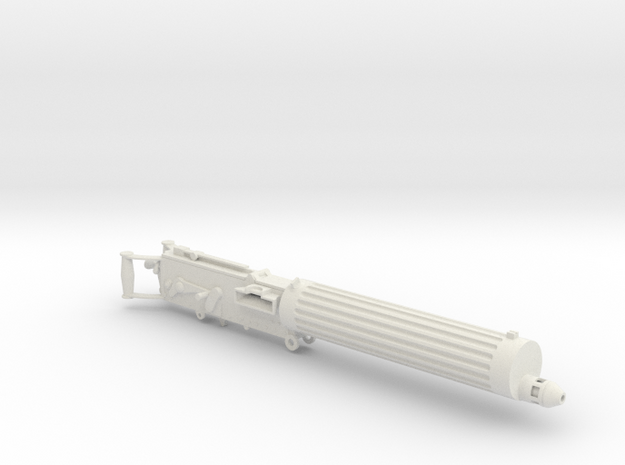 1/8 Scale Vickers Heavy Machine Gun in White Natural Versatile Plastic