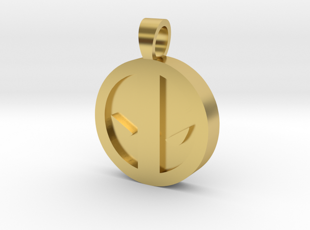 DP [pendant] in Polished Brass