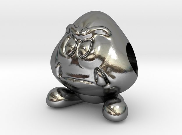 Koopa Goomba in Polished Silver
