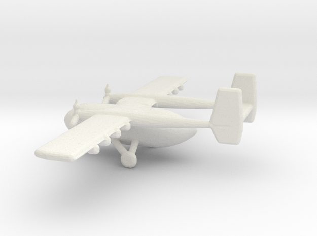 1/400 Scale IAI Arava Airplane in White Natural Versatile Plastic