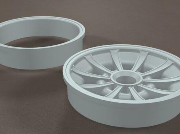 TDR 427 Roadster Sunburst Street Wheel in White Natural Versatile Plastic