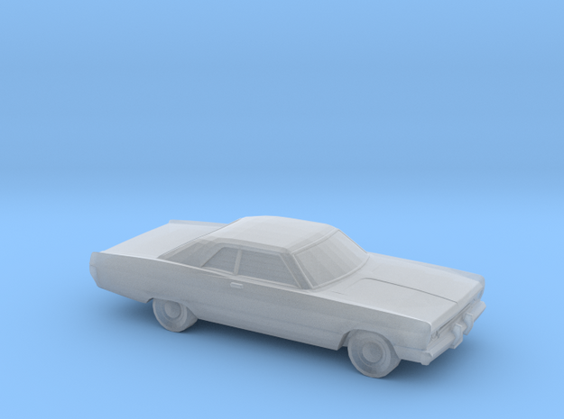 1/220 1969-70 Plymouth Fury Coupe in Smooth Fine Detail Plastic